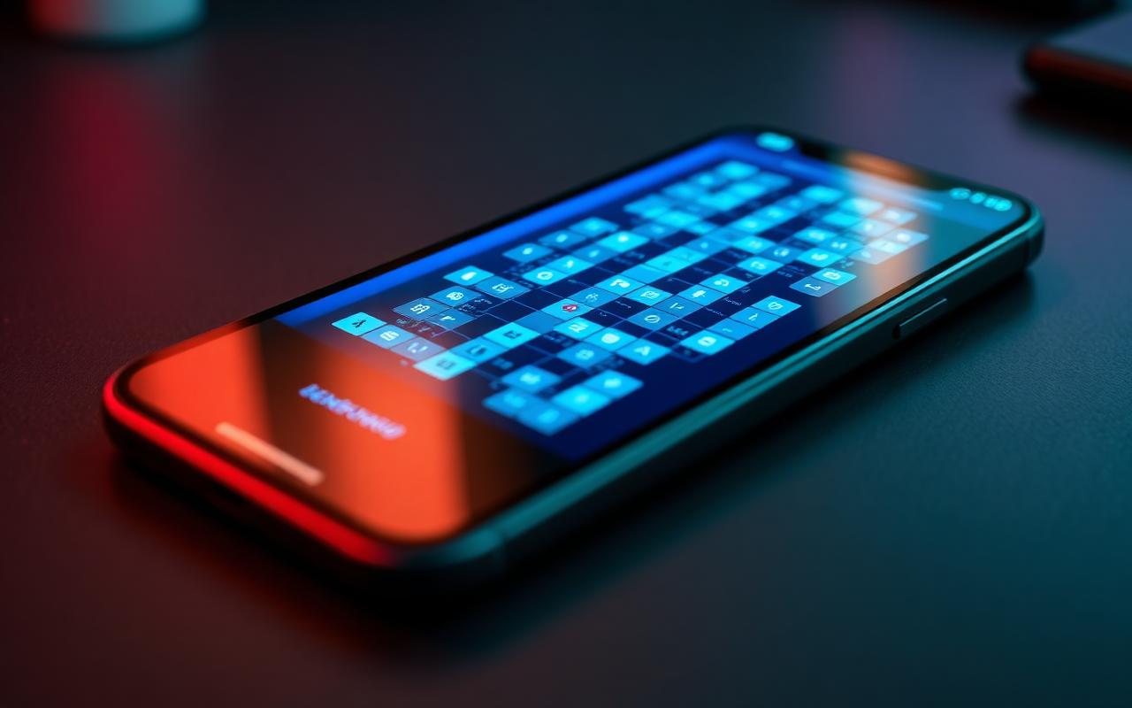 Smartphone displaying a sudoku app